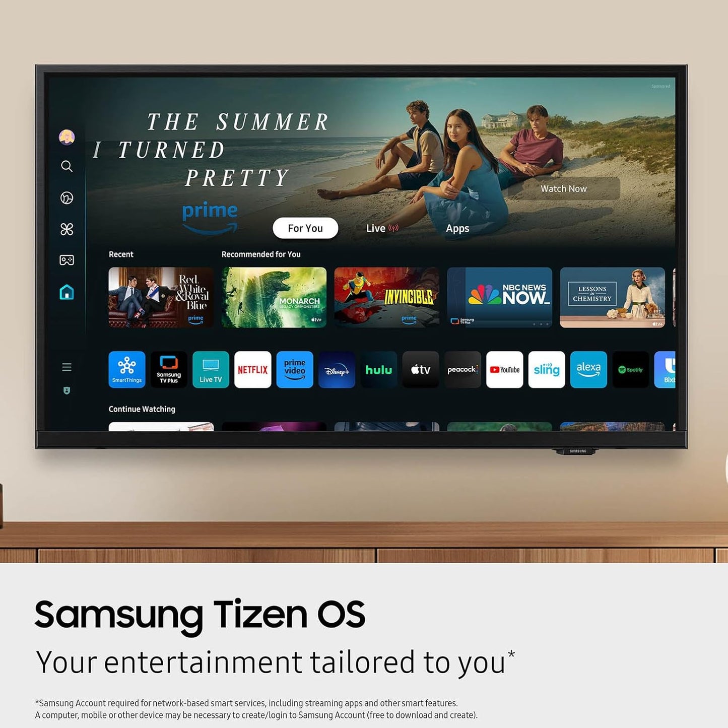 Samsung 40" Class F6000 Full HD Smart TV — HDR, Alexa Built-in, Tizen OS