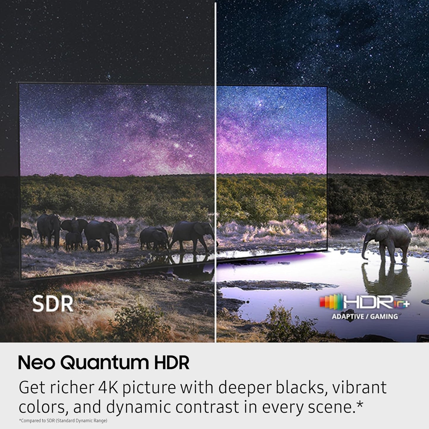 Samsung Neo QLED QN70F 55" 4K Smart TV 2025 — NQ4 AI Gen2, Pantone Color, 144Hz, Alexa