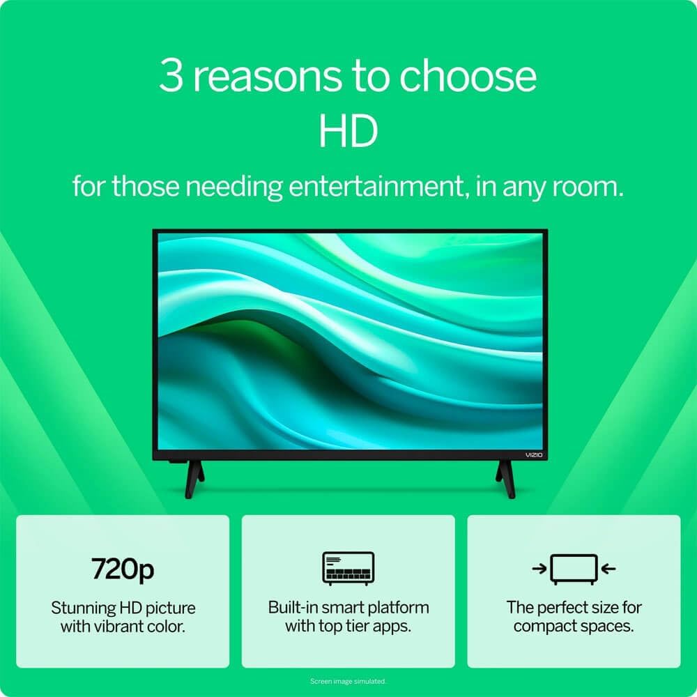 VIZIO 32" V-Series 1080p Smart TV (Renewed) — Alexa, Chromecast, Bluetooth, DTS Virtual:X
