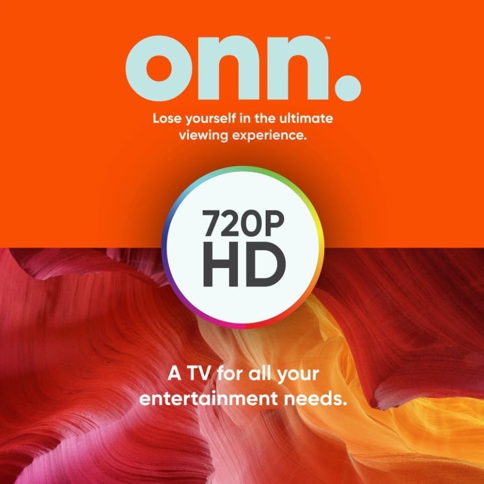 ONN Roku Smart TV LED (Renewed) — 350+ Streaming Channels, Alexa, Google, Apple HomeKit