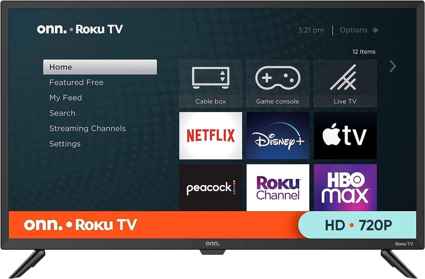 ONN Roku Smart TV LED (Renewed) — 350+ Streaming Channels, Alexa, Google, Apple HomeKit