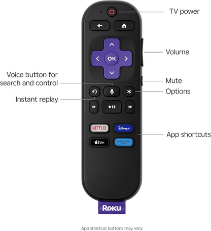 Roku 32" Select Series 1080p Full HD Smart TV — Voice Remote, Wi-Fi, Bluetooth Headphone Mode