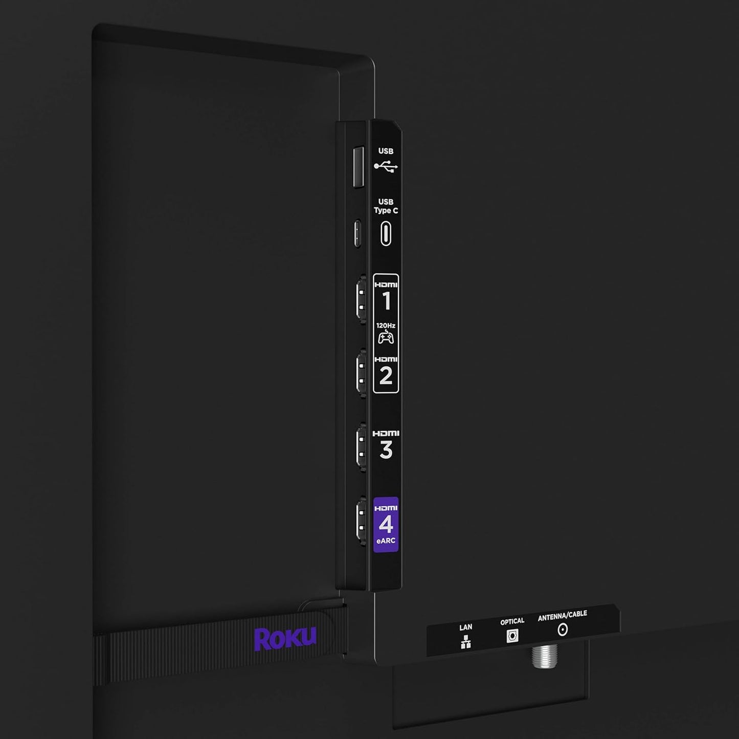 Roku Pro Series 55" Mini-LED 4K QLED Smart TV — Dolby Vision IQ, 120Hz, FreeSync Premium Pro