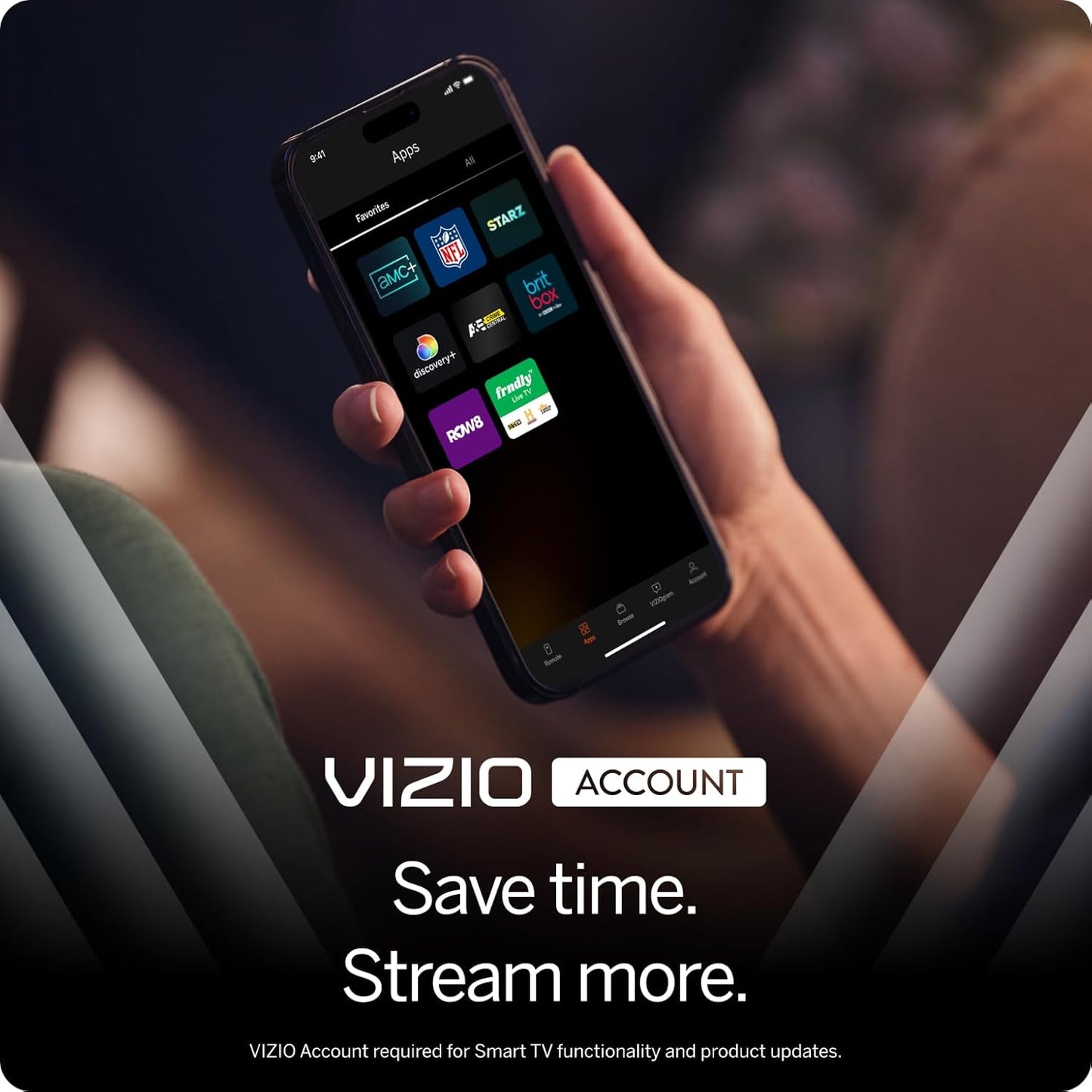 VIZIO 40" Full HD 1080p Smart TV (Renewed) — DTS Virtual:X, Alexa, Chromecast, Bluetooth