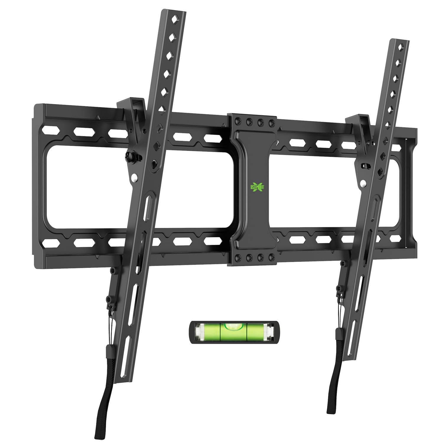 USX MOUNT Full Motion TV Wall Mount for Most 32-70 inch TVs up to 99 lbs, Wall Mount Bracket with Dual Articulating Arms, Swivel, Tilt, Max VESA 400x400mm, TV Mount Fits 12”/16” Wood Studs
