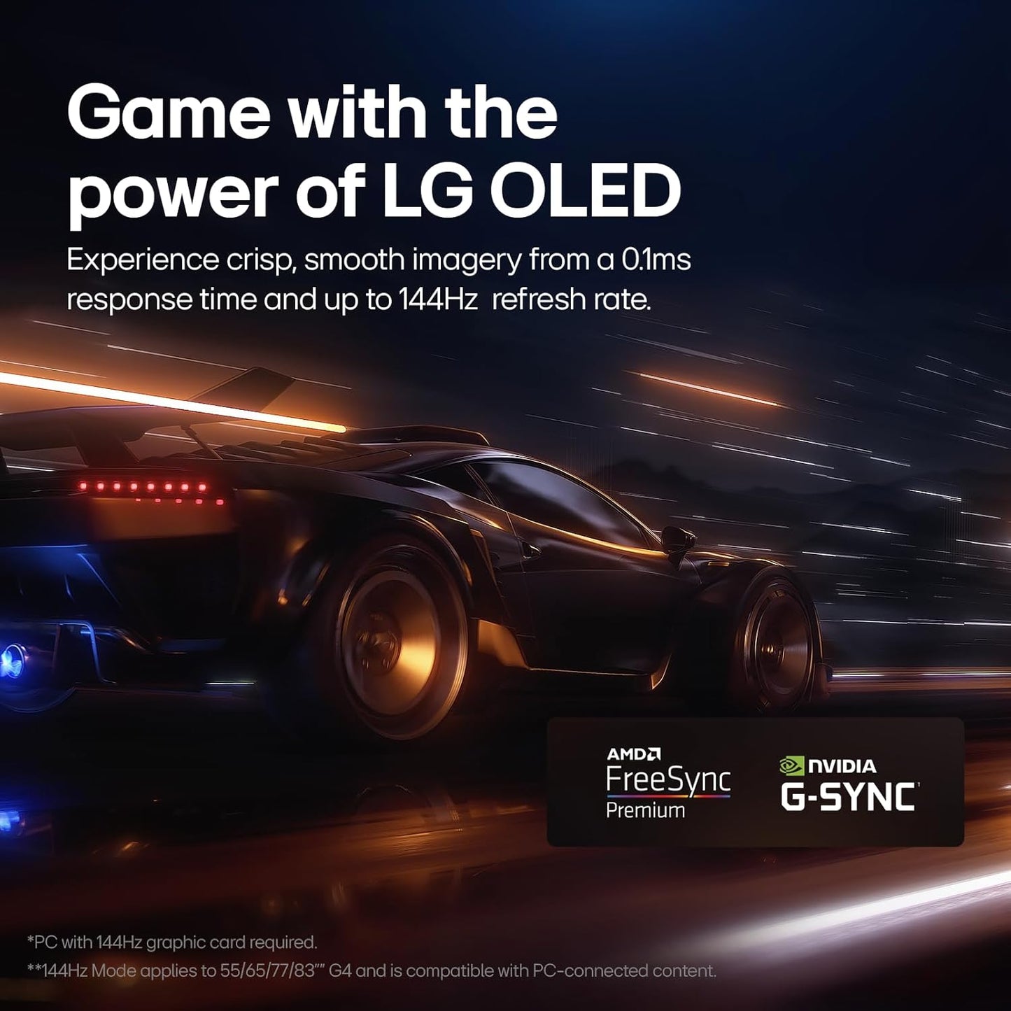 LG OLED evo C4 65" 4K Smart TV 2024 — α9 AI Gen7, Dolby Vision, 144Hz, G-Sync, Alexa