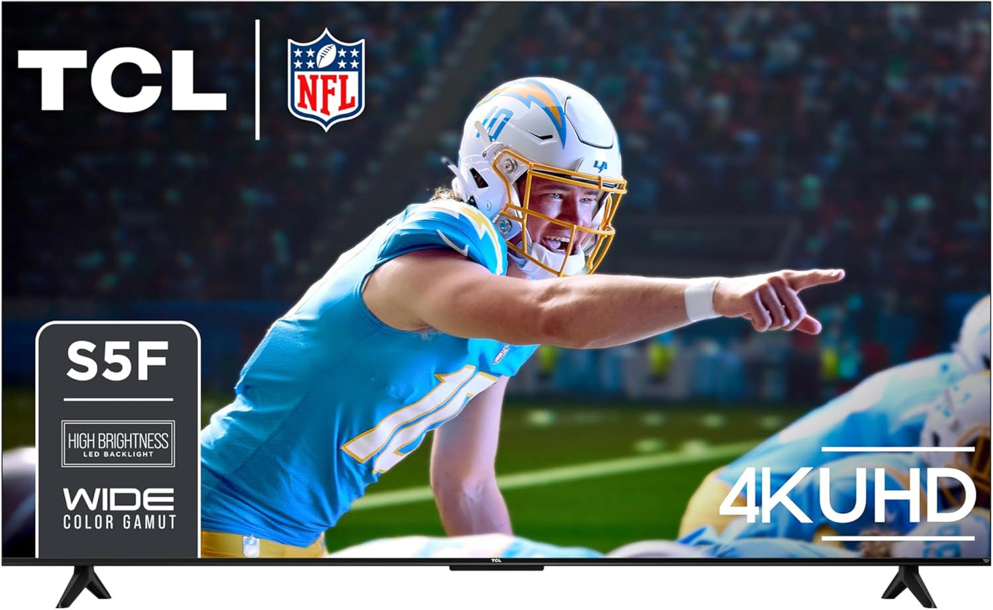 TCL S5 65" 4K LED Smart Fire TV — Dolby Vision, HDR PRO+, 120Hz VRR, AirPlay 2, Alexa