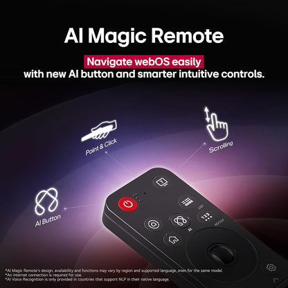 LG QNED82A 65" 4K Smart TV 2025 — Alpha 7 AI Gen8, HDR10 Pro, Filmmaker Mode, Alexa