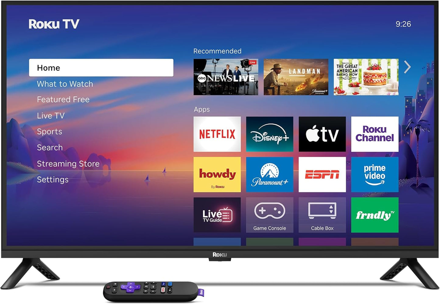 Roku 32" Select Series 1080p Full HD Smart TV — Voice Remote, Wi-Fi, Bluetooth Headphone Mode