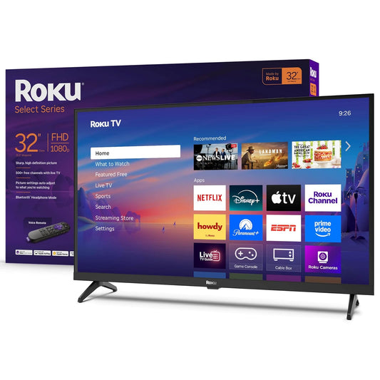 Roku Select Series 32" 1080p Full HD Smart TV — Voice Remote, AirPlay, Alexa
