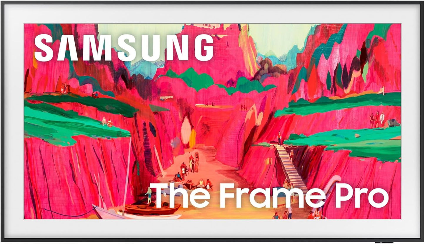 Samsung The Frame Pro 65" 4K Neo QLED Smart TV 2025 — Art Mode, NQ4 AI Gen3, 144Hz, Alexa