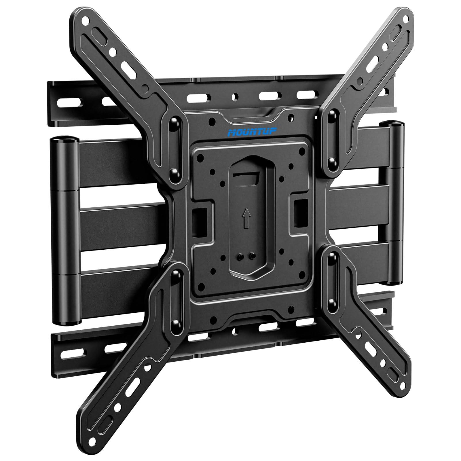 EconoMe TV Wall Mount for Most 32-65 inch Flat Screen/LED/4K TVs, TV Mount with Swivel and Tilt Articulating Dual Arms, Full Motion Wall Mount up to 16” Stud, Max VESA 400X400mm, up to 99lbs