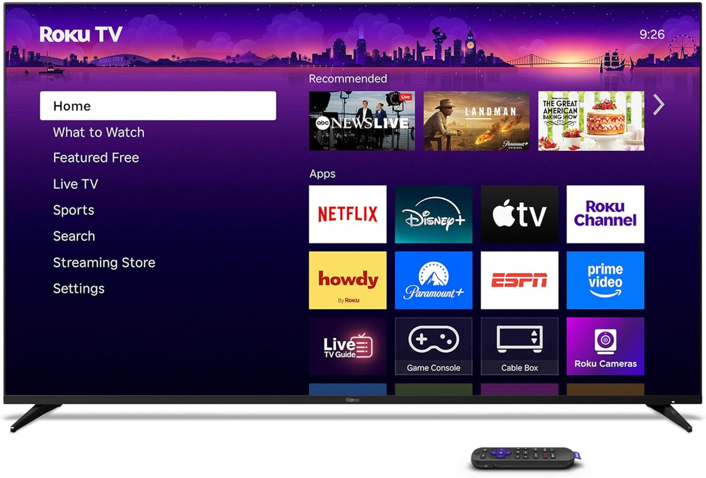 Roku Pro Series 55" Mini-LED 4K QLED Smart TV — Dolby Vision IQ, 120Hz, FreeSync Premium Pro
