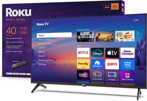 Roku Select Series 40" 1080p Full HD Smart TV — Voice Remote, AirPlay, Alexa