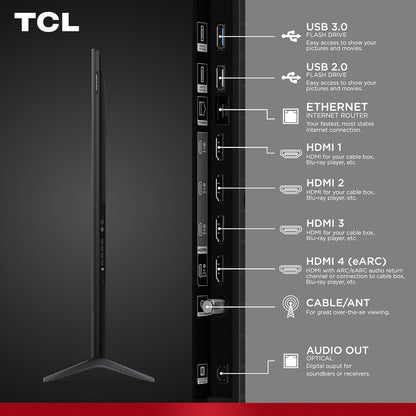 TCL Amazon Exclusive 55 Inch Class QM64L Series | Mini LED QLED 4K HDR Smart Fire TV | 55QM64L, 2026 Model | 120Hz-144Hz High Brightness, Dolby Atmos, Alexa+ Voice Remote AI Streaming Television