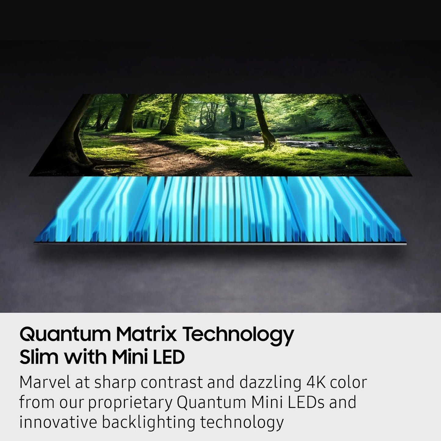 Samsung Neo QLED QN70F 55" 4K Smart TV 2025 — NQ4 AI Gen2, Pantone Color, 144Hz, Alexa