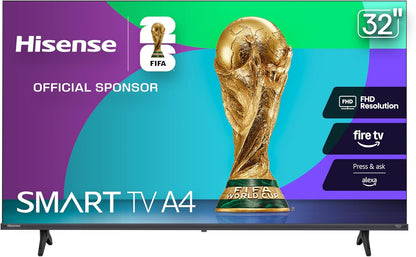 Hisense 32" A4 Series 1080p Smart Fire TV 2025 — DTS Virtual:X, Alexa, Game Mode