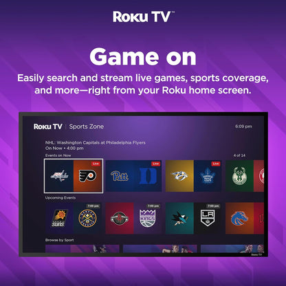 Hisense A4 32" HD Smart Roku TV — Dolby Audio, Full Array LED, Google Assistant, Alexa