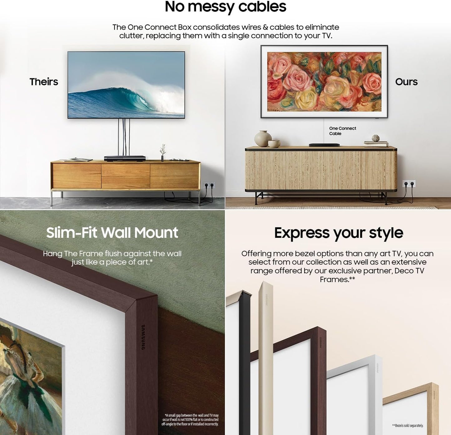 Samsung The Frame 55" QLED 4K Smart TV 2024 — Art Mode, Pantone Validated, Dolby Atmos, Alexa