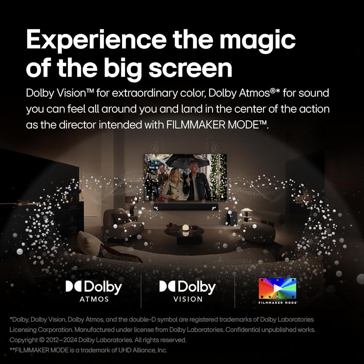 LG OLED evo C4 65" 4K Smart TV 2024 — α9 AI Gen7, Dolby Vision, 144Hz, G-Sync, Alexa