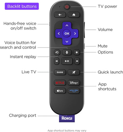Roku Pro Series 55" Mini-LED 4K QLED Smart TV — Dolby Vision IQ, 120Hz, FreeSync Premium Pro