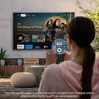 SYLVOX Outdoor Smart TV Patio Series 43" 4K — Google TV, 700 Nits, IP55, Dual Speakers