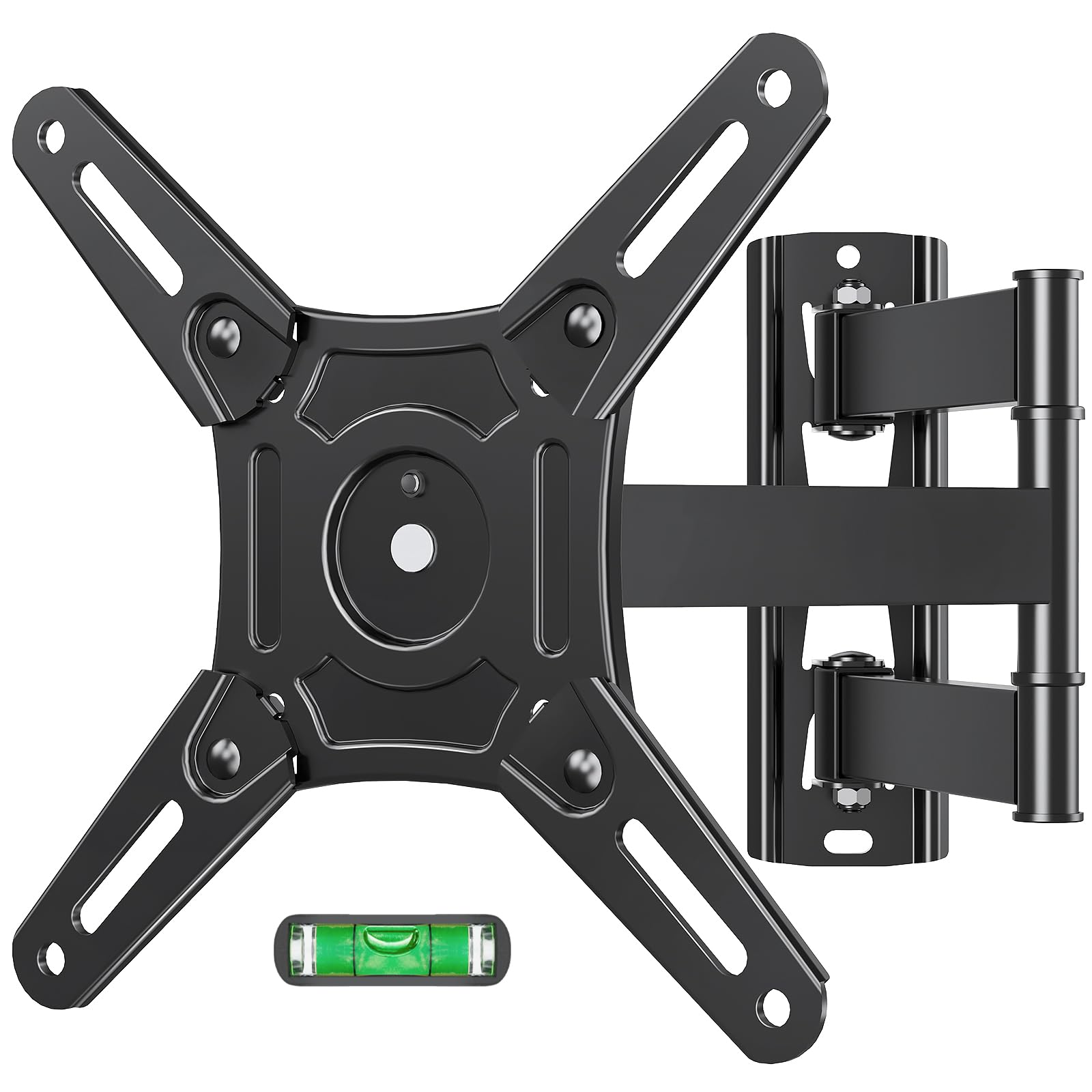 EconoMe TV Wall Mount for Most 32-65 inch Flat Screen/LED/4K TVs, TV Mount with Swivel and Tilt Articulating Dual Arms, Full Motion Wall Mount up to 16” Stud, Max VESA 400X400mm, up to 99lbs