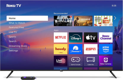 Roku Select Series 55" 4K HDR Smart TV — Enhanced Voice Remote, Wi-Fi