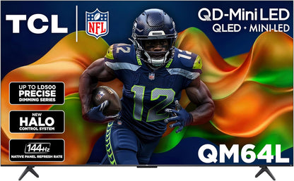 TCL Amazon Exclusive 55 Inch Class QM64L Series | Mini LED QLED 4K HDR Smart Fire TV | 55QM64L, 2026 Model | 120Hz-144Hz High Brightness, Dolby Atmos, Alexa+ Voice Remote AI Streaming Television