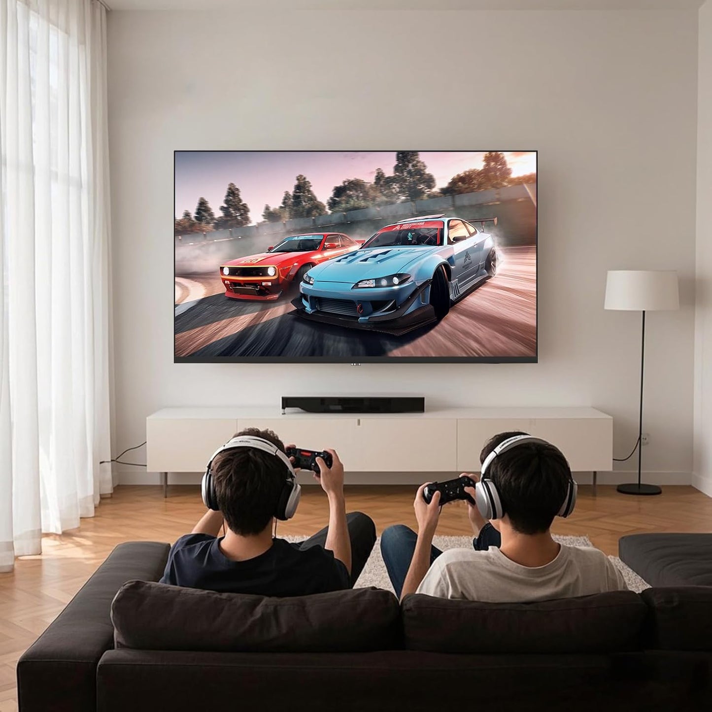 TuTu 32" HD Non Smart TV 720p LED - Works with Fire Stick, Roku, Apple TV, Google TV & Gaming Devices