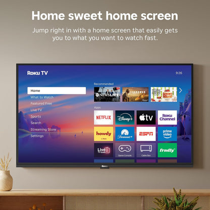 Roku 32" Select Series 1080p Full HD Smart TV — Voice Remote, Wi-Fi, Bluetooth Headphone Mode