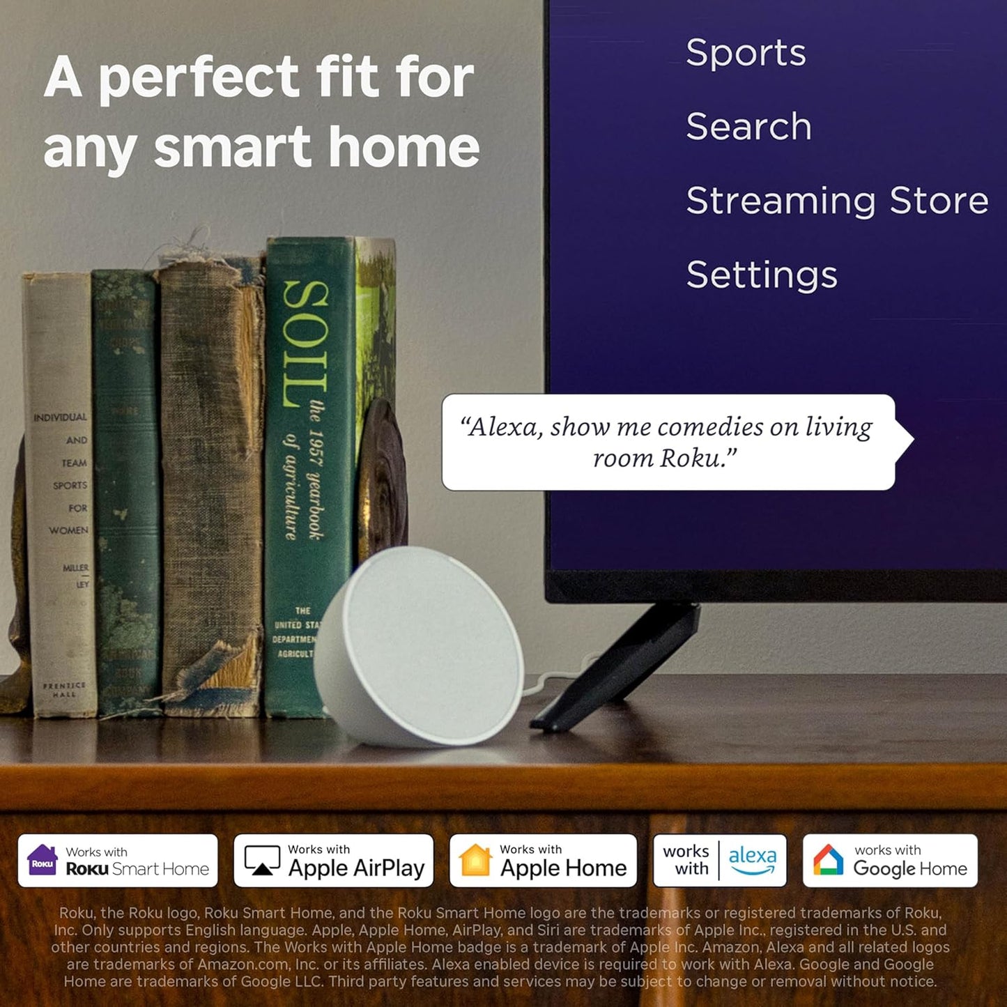 Roku Select Series 40" 1080p Full HD Smart TV — Voice Remote, AirPlay, Alexa