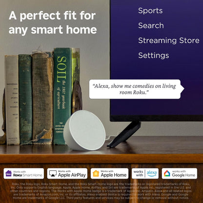 Roku Select Series 32" 1080p Full HD Smart TV — Voice Remote, AirPlay, Alexa