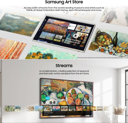Samsung The Frame 55" QLED 4K Smart TV 2024 — Art Mode, Pantone Validated, Dolby Atmos, Alexa