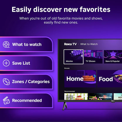 Roku Select Series 40" 1080p Full HD Smart TV — Voice Remote, AirPlay, Alexa