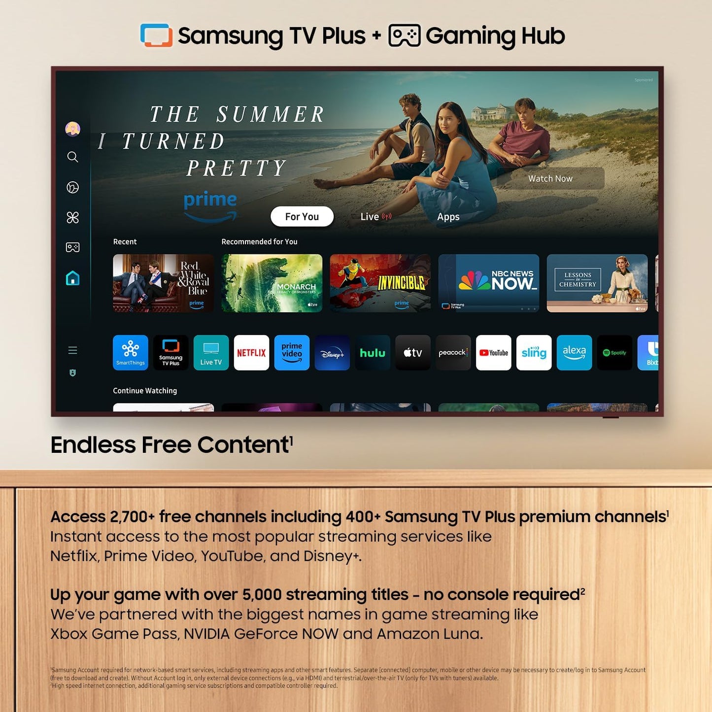 Samsung The Frame 55" QLED 4K Smart TV 2024 — Art Mode, Pantone Validated, Dolby Atmos, Alexa