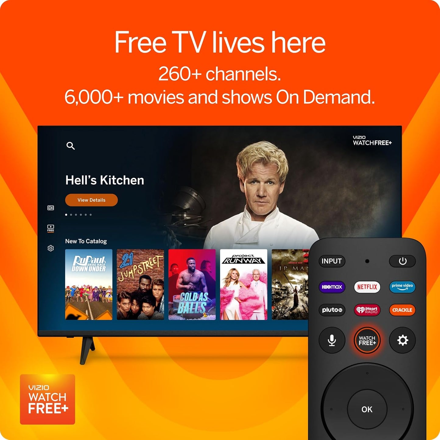 VIZIO V-Series 65" 4K UHD LED Smart TV — Dolby Vision, HDR10+, VRR Gaming, WatchFree+, Alexa