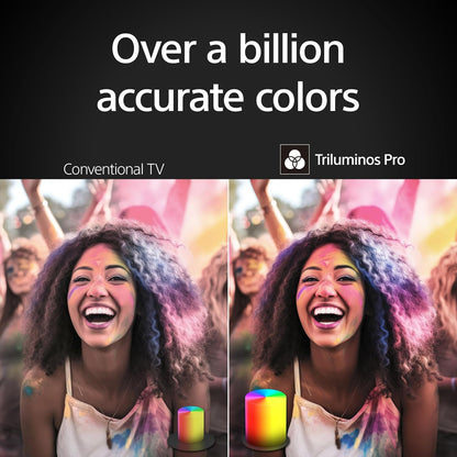 Sony BRAVIA 3 65" 4K LED Smart Google TV — Dolby Vision, Triluminos Pro, PS5 Features, AirPlay 2