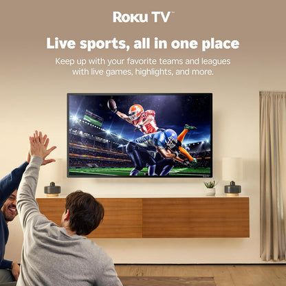 Hisense A4 32" HD Smart Roku TV — Dolby Audio, Full Array LED, Google Assistant, Alexa