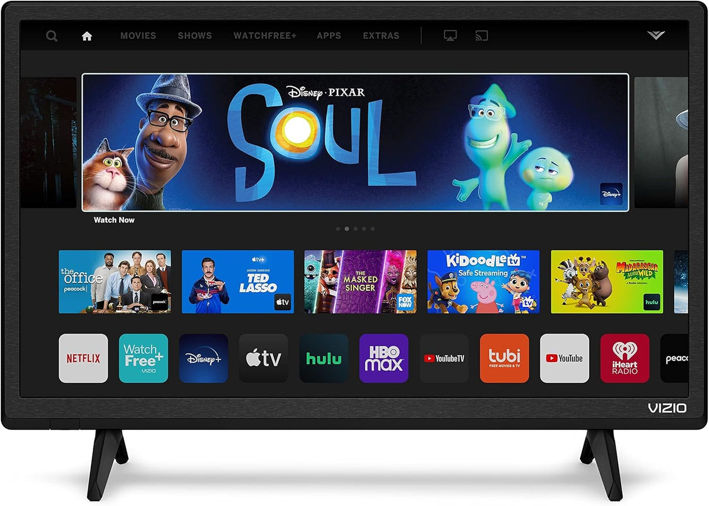 VIZIO 24" 1080p Smart TV (Renewed) — AirPlay, Chromecast, Streaming Channels