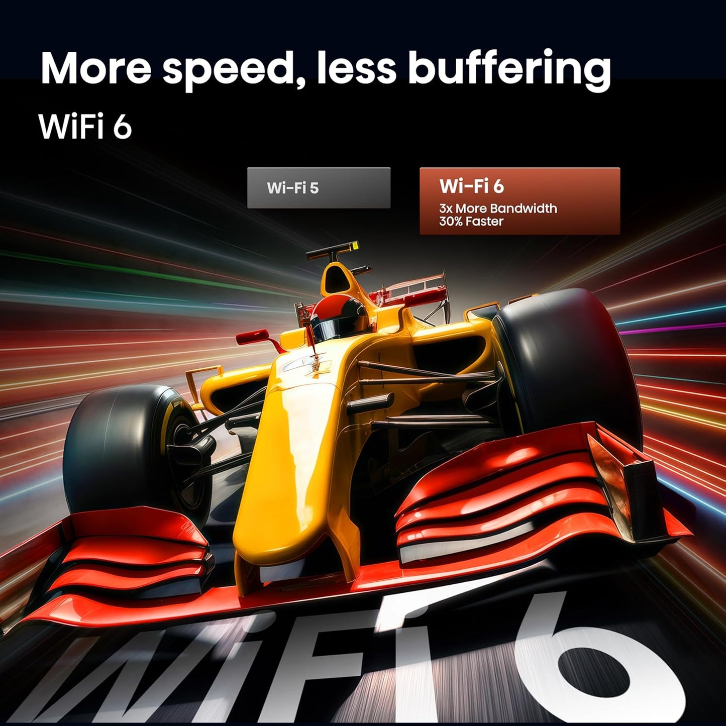 Hisense 75" U6 Pro Series Mini‑LED 4K UHD HDR Gaming AI Smart Fire TV (75U6SF Pro, 2026 New) – Hi-QLED, Native 144Hz, Motion Rate 480, Dolby Vision IQ,· Atmos, HDR10+, Glare-Free, Alexa+