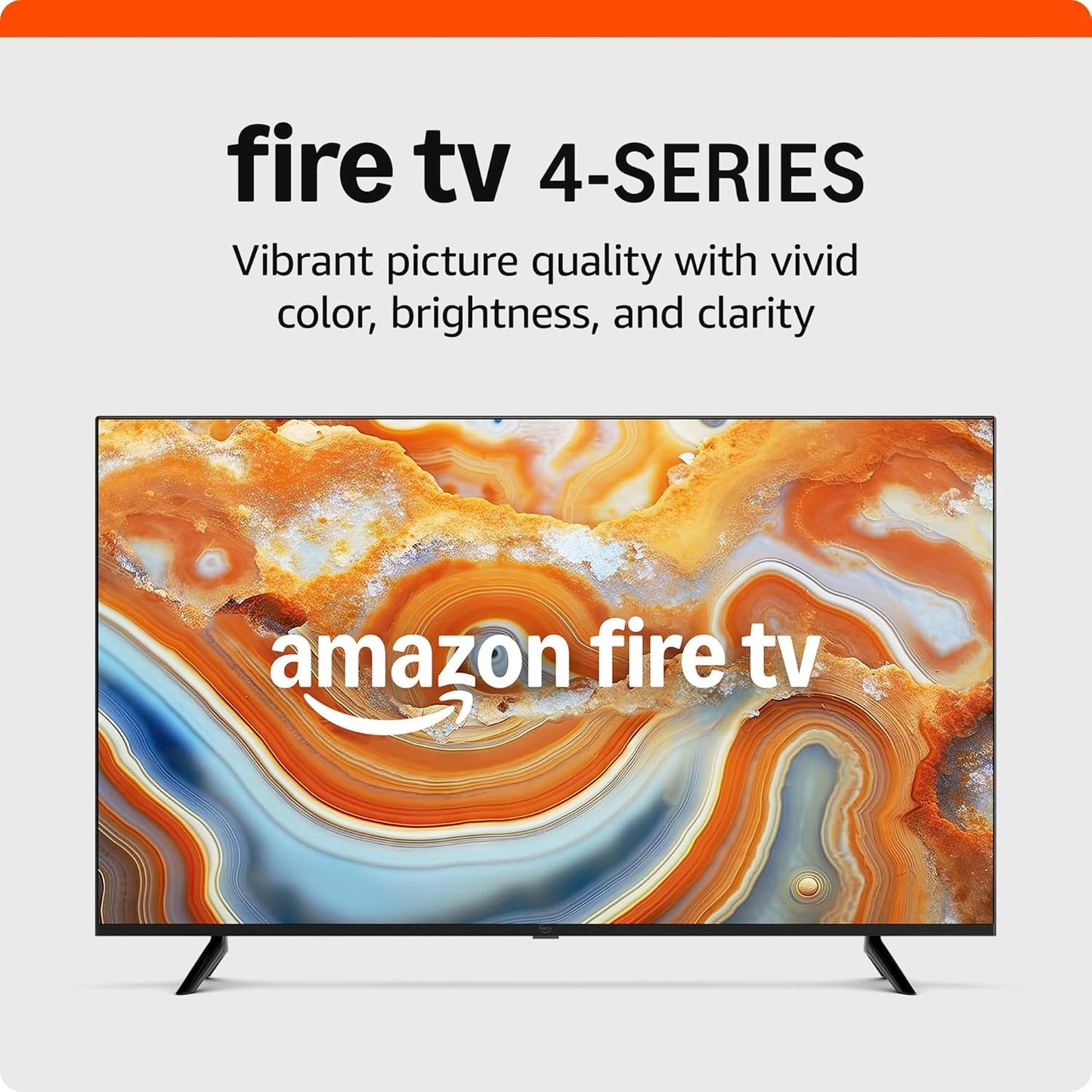 Amazon Fire TV 4-Series 43" 4K UHD Smart TV 2024 — Alexa, HDR10, AirPlay