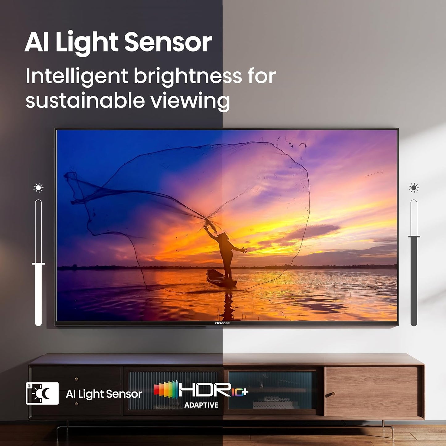 Hisense 50" E6 Cinema Series 4K Smart Fire TV 2025 — Hi-QLED, Dolby Vision, Dolby Atmos, Alexa