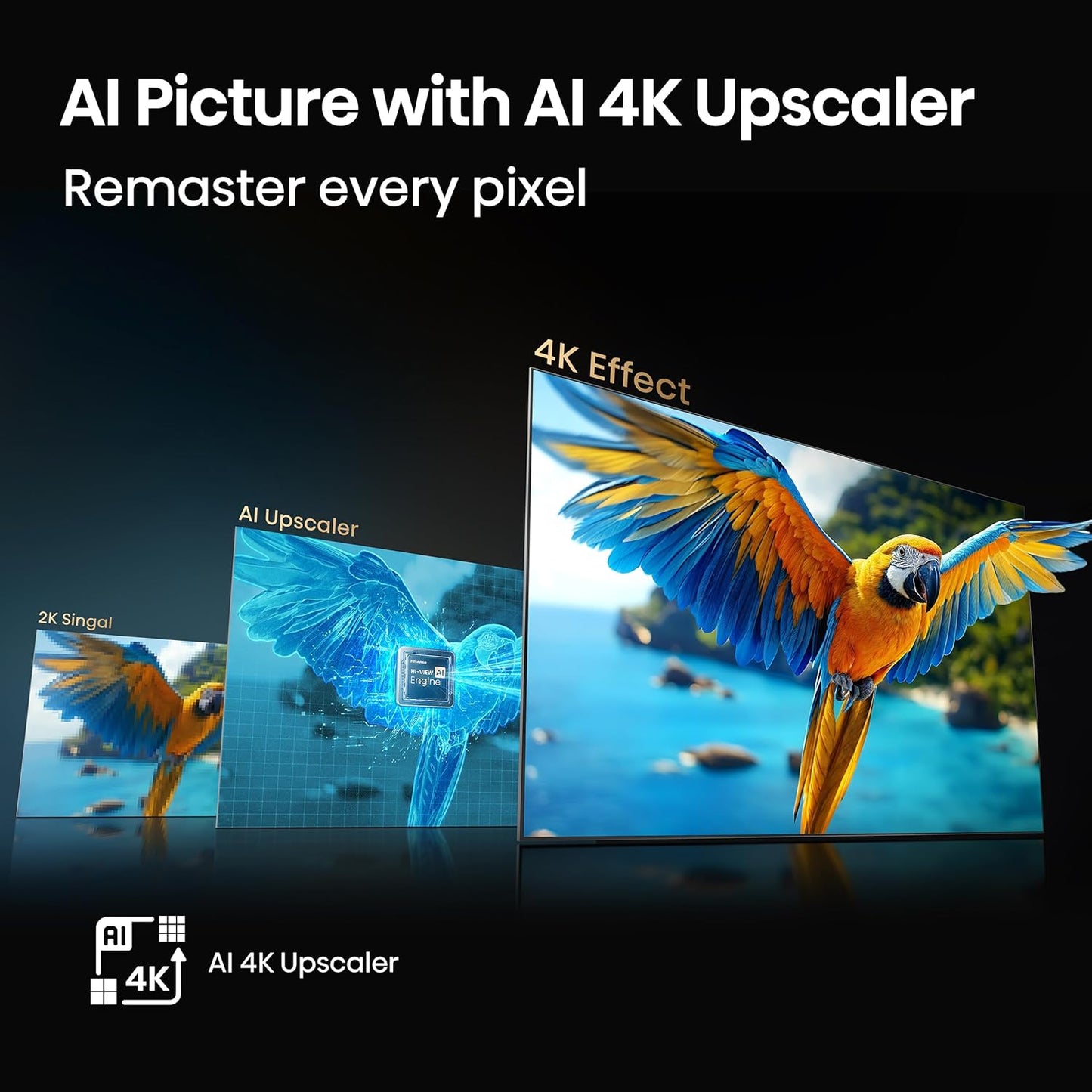 Hisense 50" E6 Cinema Series 4K Smart Fire TV 2025 — Hi-QLED, Dolby Vision, Dolby Atmos, Alexa