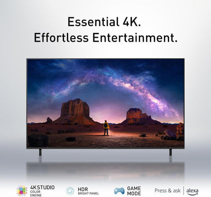 Panasonic W70 50" 4K Smart Fire TV 2025 — HDR10+, Alexa, AirPlay, HDMI 2.1