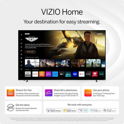 VIZIO 40" Full HD 1080p Smart TV (Renewed) — DTS Virtual:X, Alexa, Chromecast, Bluetooth