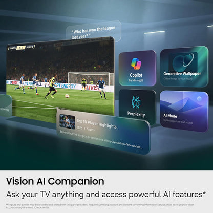 Samsung Mini LED M70H 50" 4K Smart TV 2026 — Vision AI, Pure Spectrum Color, 120Hz