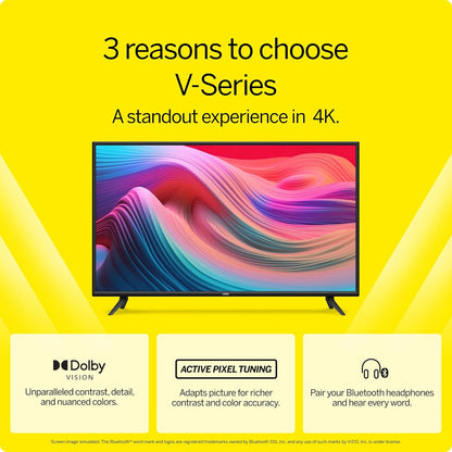 VIZIO V-Series 65" 4K UHD LED Smart TV — Dolby Vision, HDR10+, VRR Gaming, WatchFree+, Alexa
