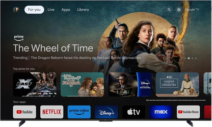 TCL Q65 98" QLED 4K Smart Google TV 2024 — Dolby Vision, 144Hz VRR, AIPQ PRO, Dolby Atmos