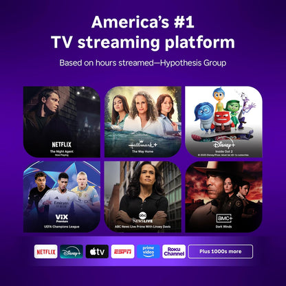 Roku 32" Select Series 1080p Full HD Smart TV — Voice Remote, Wi-Fi, Bluetooth Headphone Mode